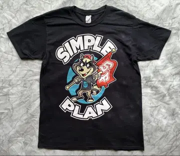 심플 플랜 simple planT 셔츠 M 사이즈 블랙