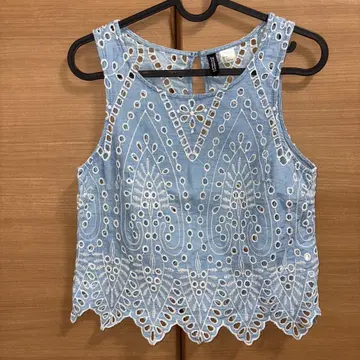 #H&M #자수 #탱크탑 #숏 팬츠 #셋업 #EUR34