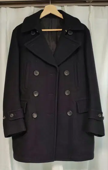 SCYE 다크 네이비 P 코트 사이즈 38 일본제