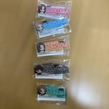 LE SSERAFIM 큐르팝 아크릴 네임 배지 세트
