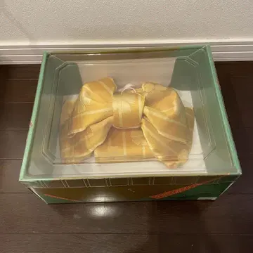 꽃무늬 리본 오비 옐로우 컬러 부착 오비