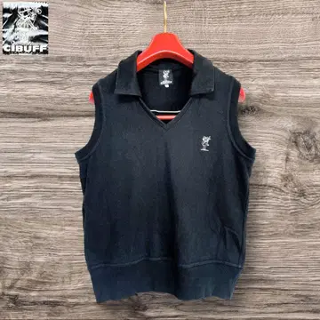 EVISU CIBUFF 맨투맨 스키퍼 베스트 맨투맨 베스트 블랙 36