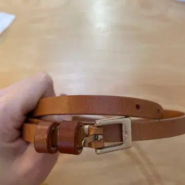 SHIPS 이탈리아제 가죽 여성용 조절 가능 벨트