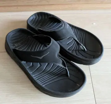 [인기] HOKA 리커버리 샌들 24cm 블랙