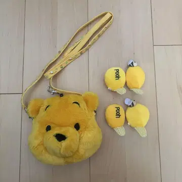푸우 헤어핀 세트 디즈니 미니백