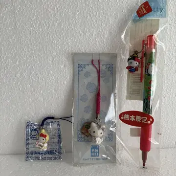마이니치 신문 챠미 키티 간장 야키소바 출시 기념 키티 스트랩 샤프