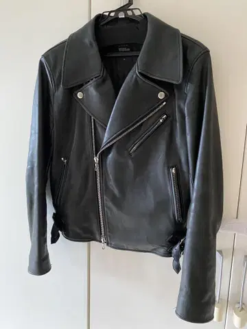 LIMIfeu 리미푸 가죽 라이더 자켓 블랙