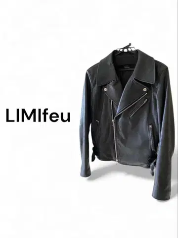 LIMIfeu 리미푸 가죽 라이더 자켓 블랙