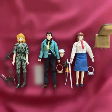 루팡 3세 카리오스트로의 성 7인치 피규어 DX 전 3종 세트