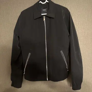 Theory 블랙 나일론 자켓