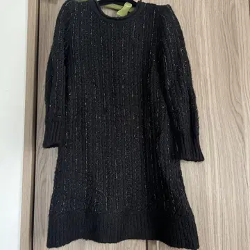 ZARA 블랙 니트 원피스 긴팔