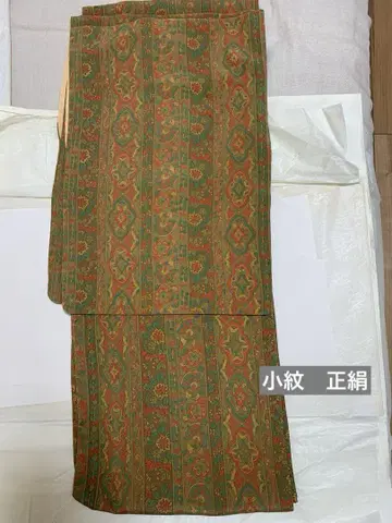 코몬 기모노 순수 실크