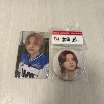 INI 마츠다 진 명찰 트레이딩 카드 캔 배지