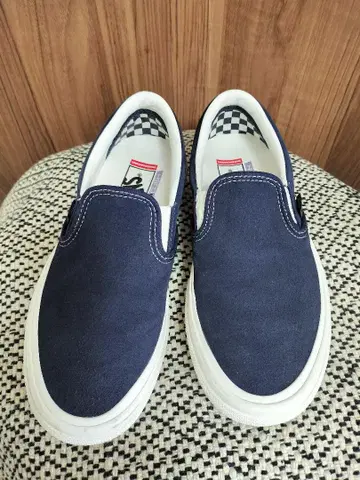 Vans 슬립온 네이비 스웨이드