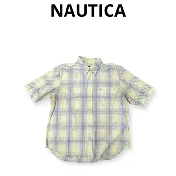 [ 여름 아이템 ] 빅 사이즈 NAUTICA 반팔 체크 셔츠 XXL
