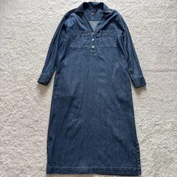 A.P.C. 아페쎄 데님 풀오버 롱 셔츠 원피스