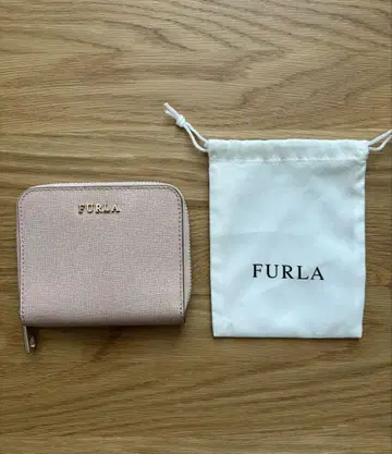 FURLA 접이식 지갑 핑크