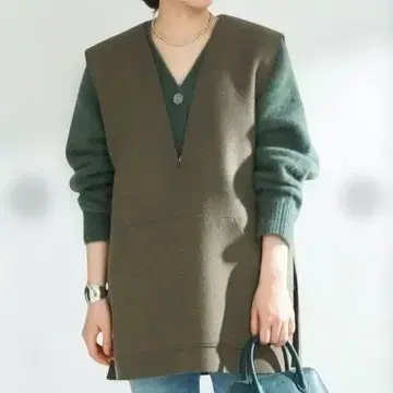 플라주 wo 오버 베스트 카키