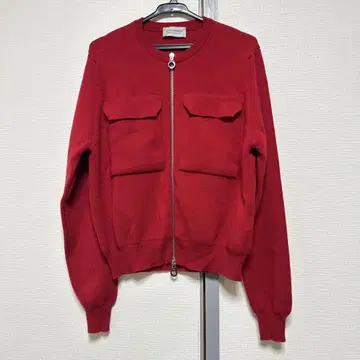 JOHN SMEDLEY 빨간색 가디건 S