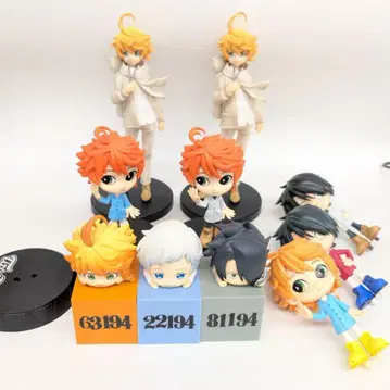 약속의 네버랜드 피규어 묶음 판매 엠마/레이/노먼