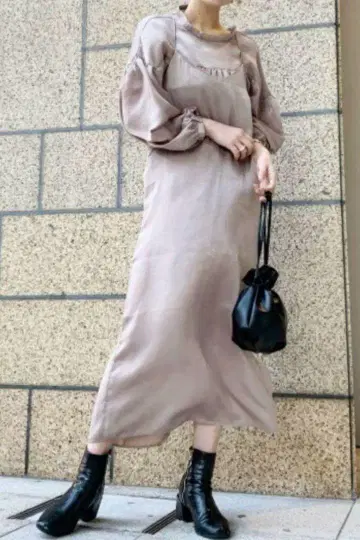 카스타네 Kastne 셋업 블라우스 원피스 FREE
