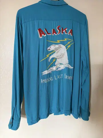 ALASKA 자수 스카 셔츠