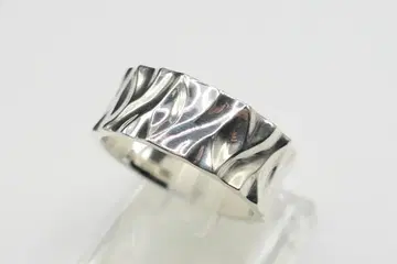 새상품 미사용 19호 닥터 몬로 와이드 웨이브 반지