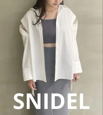 SNIDEL 스나이델 2way 셔츠 원피스 겉옷