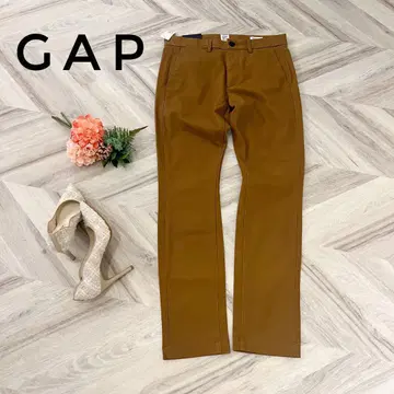 [ 새상품 택 포함 정가 7990엔 ] GAP 브라운 데님 청바지 크롭