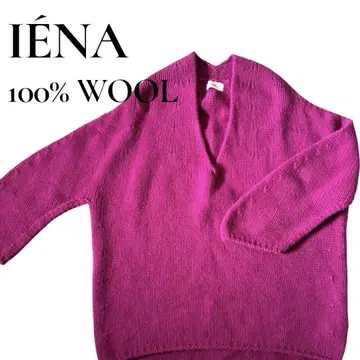 IENA 이에나 돌먼 슬리브 오버 니트 스웨터 울 100%