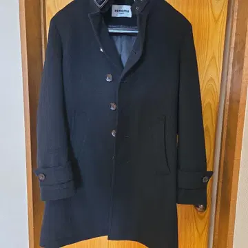 renoma HOMME 체스터 코트 블랙