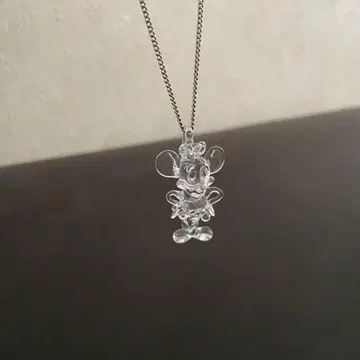 미니 마우스 유리 목걸이 디즈니