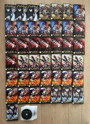 인기 애니메이션 블랙 클로버 DVD 전 43권 세트