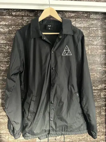HUF 블랙 나일론 자켓 M