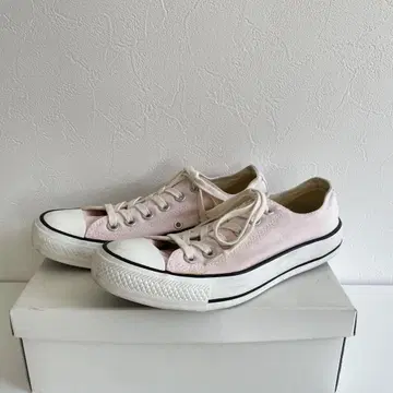 converse ALL STAR 핑크 로우컷 스니커즈