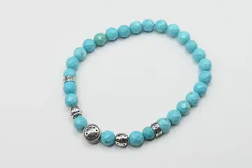 새상품 미사용 닥터 몬로 마그네사이트 터콰이즈 팔찌 비즈