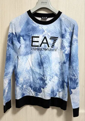 EA7 파랑과 화이트의 긴팔 트레이닝복 L