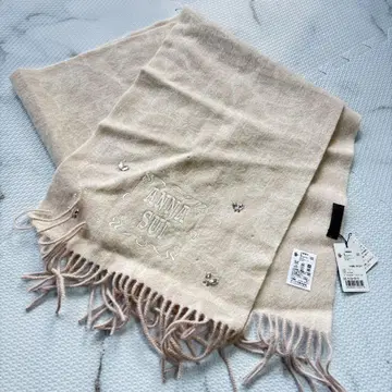 미사용 택 포함 안나수이 옅은 핑크 머플러