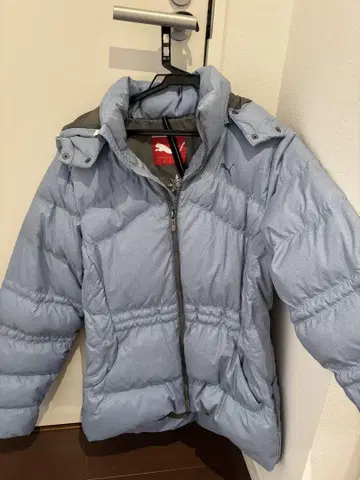 푸마 다운 자켓 스카이블루