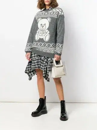 미착용 Moschino 테디 베어 스웨터 L