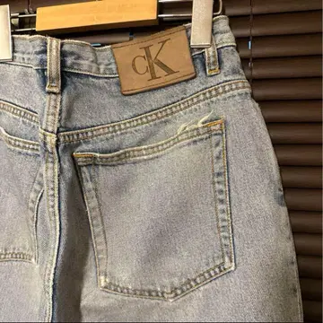 CK 라이트 블루 스키니 하이웨스트 청바지