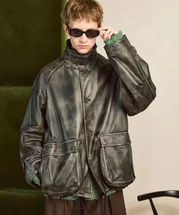 Sheep Leather Single Blouson