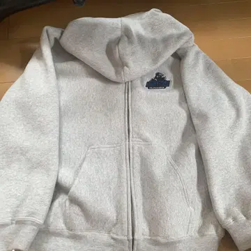 XLARGE 그레이 후드티 집업
