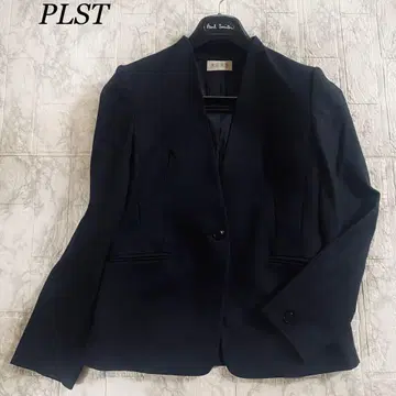 플라스테 웜 리저브 노카라 자켓 세탁 가능 네이비 노카라