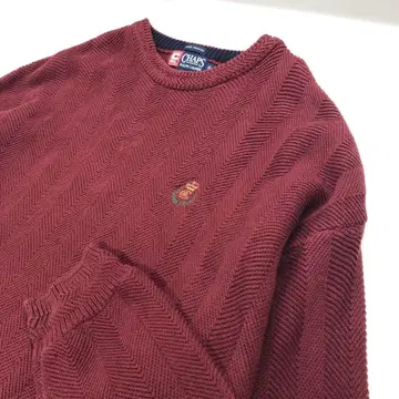 챕스 랄프 로렌 90s 니트 스웨터 보르도 남성용 2XL 상당