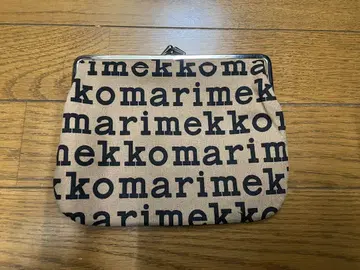 marimekko 마리메꼬 가마구치 파우치 로고