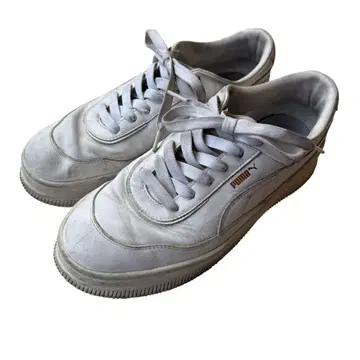 PUMA 화이트 가죽 Teva 스니커즈