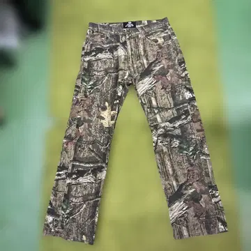 MOSSY OAK 리얼트리 카모 무늬 워크 팬츠