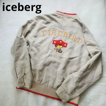 iceberg 스누피 블루종 자켓 우드스탁 XL 이탈리아제