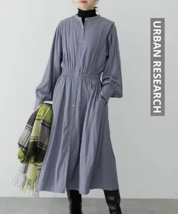 어반 리서치 와센 개더 슬리브 원피스